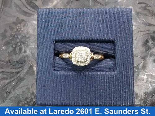 Women's Ring - Yellow Gold 10k (.417) 2.2 grams Size 5