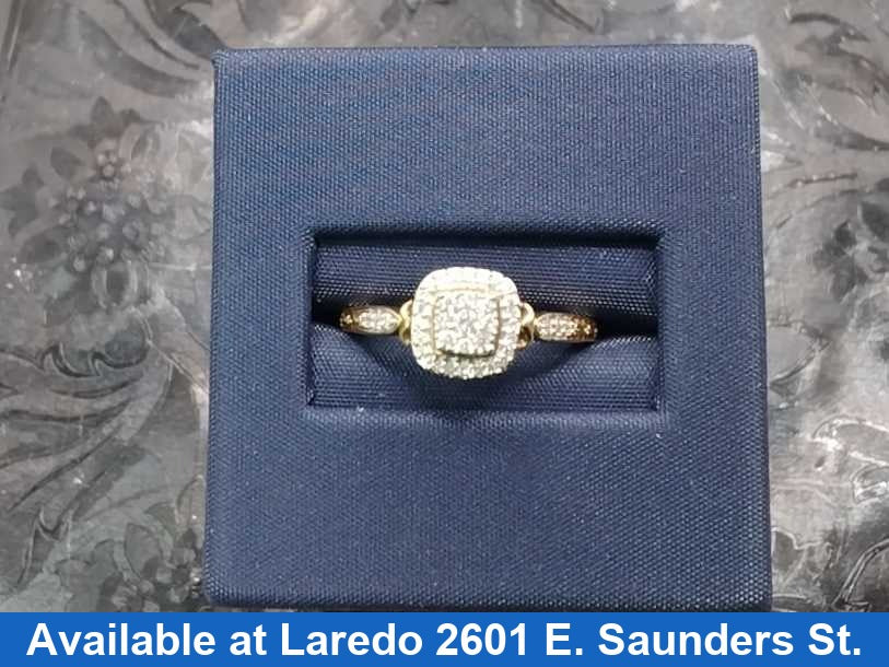 Women's Ring - Yellow Gold 10k (.417) 2.2 grams Size 5