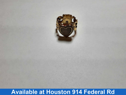 Women's Ring - Yellow Gold 10k (.417) 6.7 grams Size 6.5
