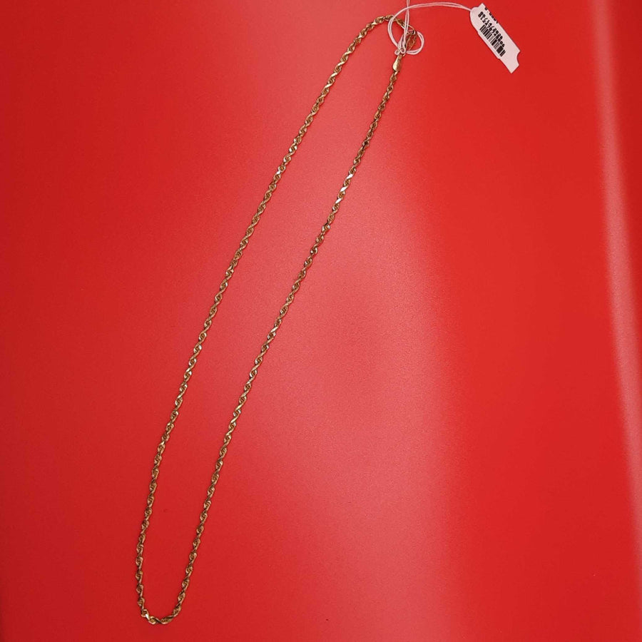 Rope Chain - Yellow Gold 10k (.417) 5 grams 18 inch