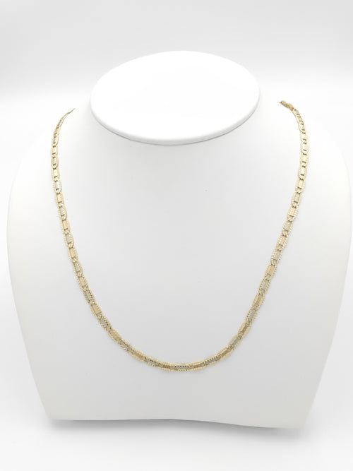 Gucci Chain - Tricolor Gold 14k (.585) 9.8 grams 20 inch