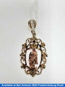 Virgin Mary- Yellow And Rose Gold 10k