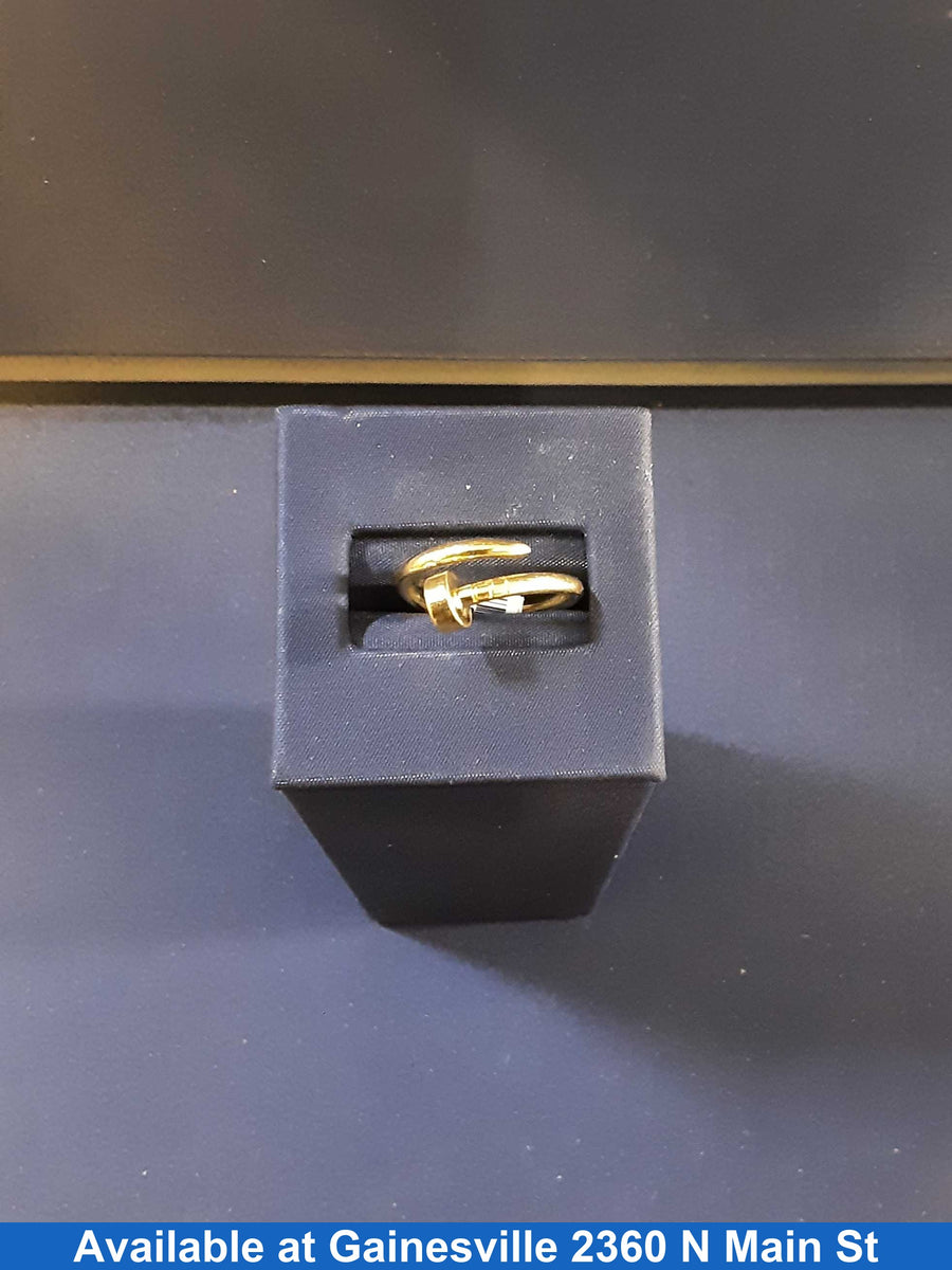 Women's Ring - Yellow Gold 18k (.750) 2.3 grams Size 7.5