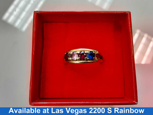 Women's Ring - Yellow Gold 14k (.585) 4.3 grams Size 20