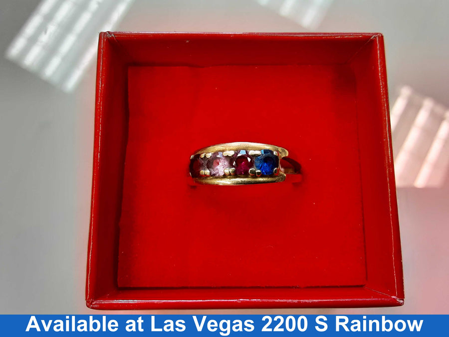 Women's Ring - Yellow Gold 14k (.585) 4.3 grams Size 20