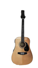 Mitchell D-120s-12e/n Brown Guitar