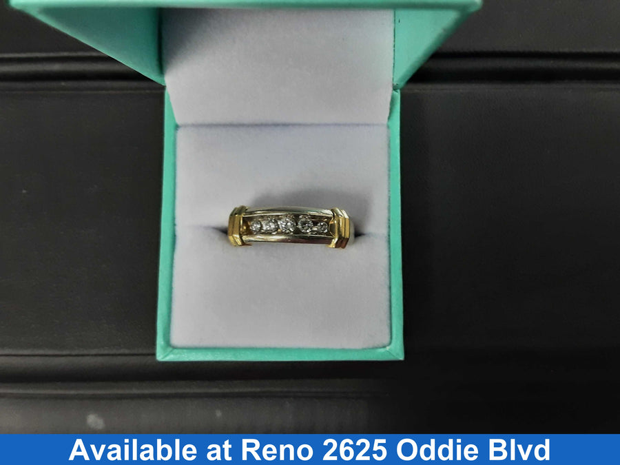Women's Ring - Yellow Gold 14k (.585) 6.3 grams Size 10