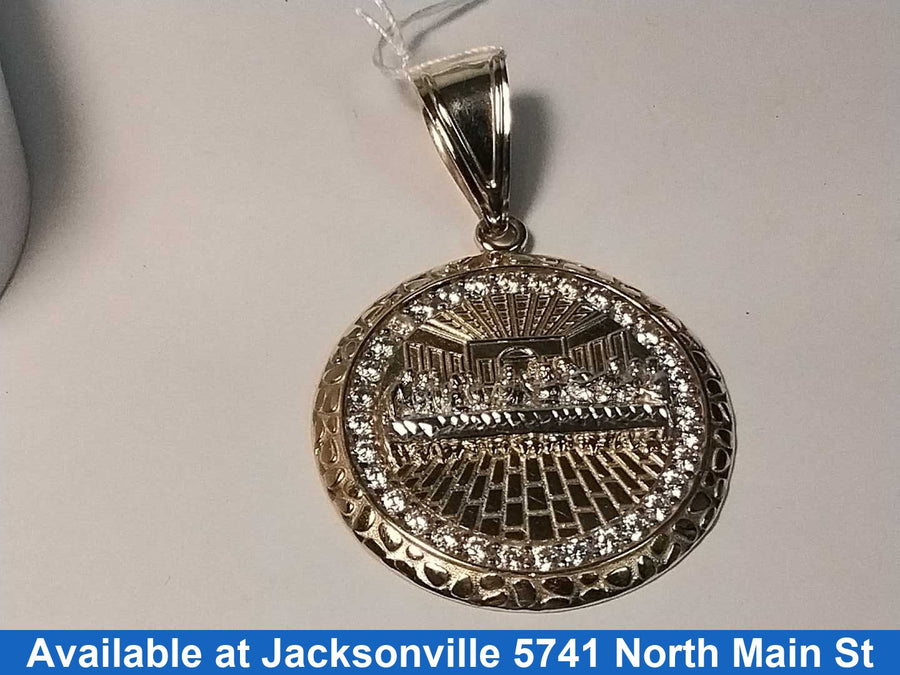 Religious Pendant - Yellow Gold 10k (.417) 12.4 grams