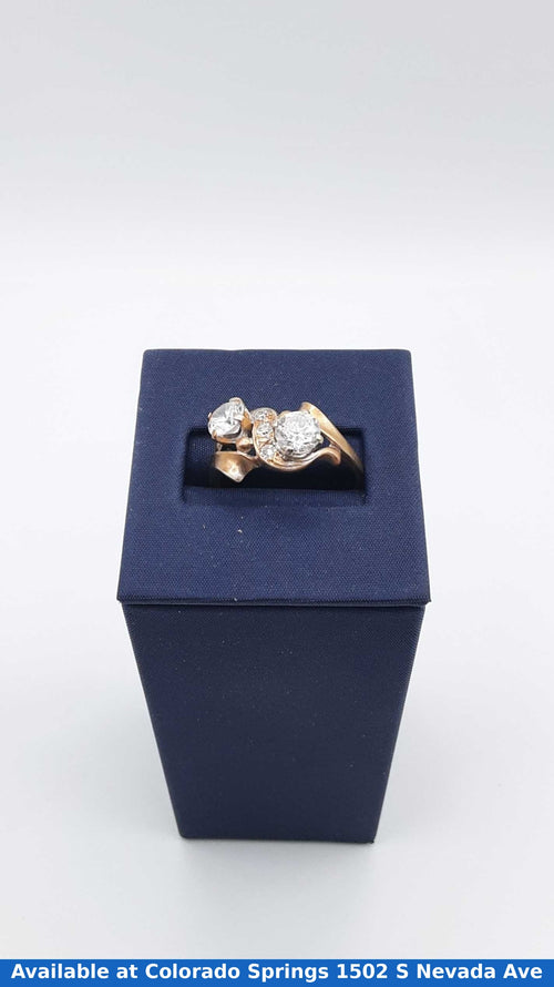 Women's Ring - Yellow Gold 14k (.585) 4.4 grams Size 10