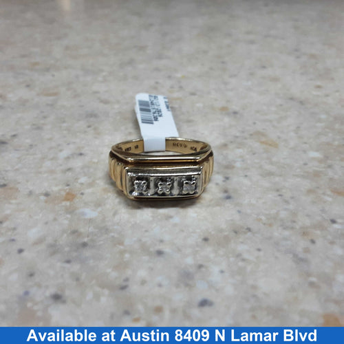 Ring - Wedding Band - Yellow Gold 14k (.585) 5.7 grams Size 8.5