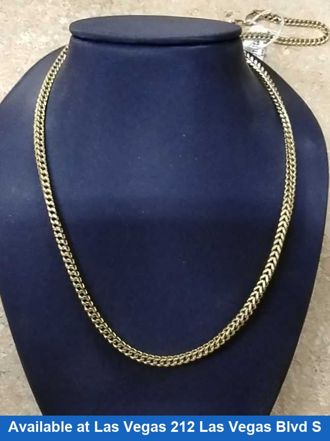 Fox Tail Chain - Yellow Gold 10k (.417) 10.9 grams 10 inch