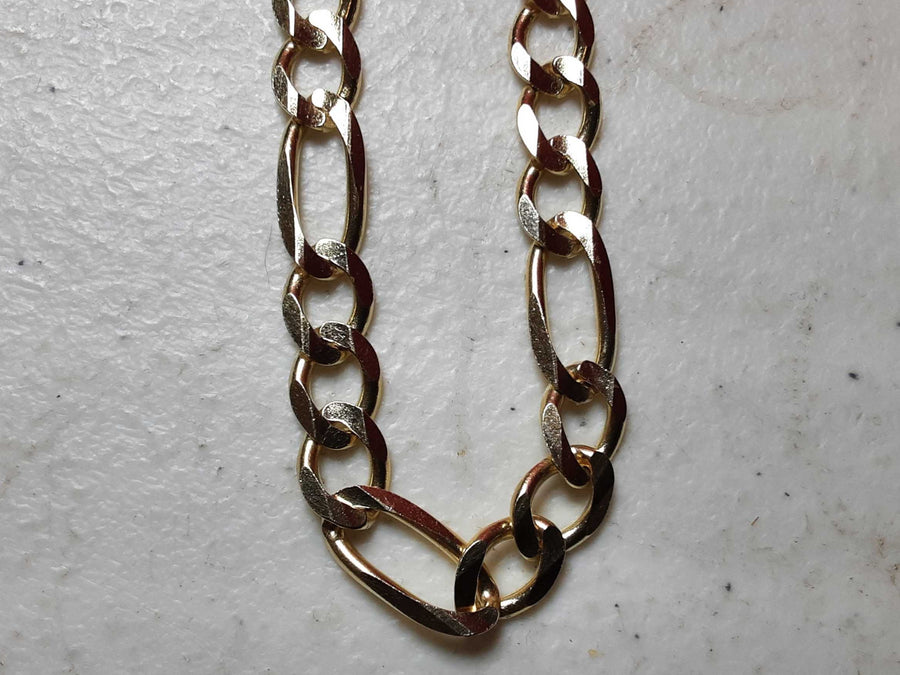 Figaro Chain - Yellow Gold 14k (.585) 40.3 grams 26 inch