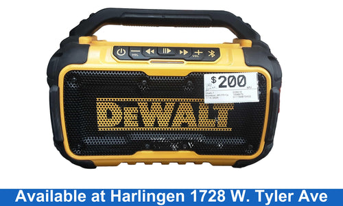 Dewalt Dcr010 Yellow Boombox Radio