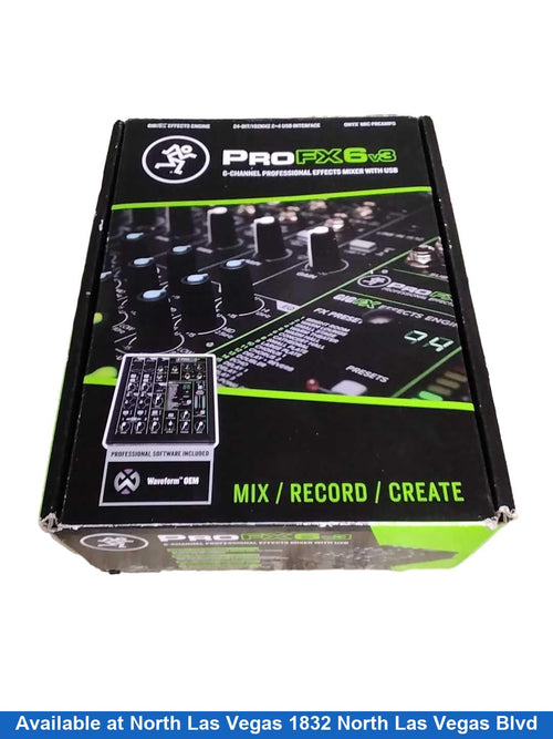 Pro Fx V3 Black Analog Mixer