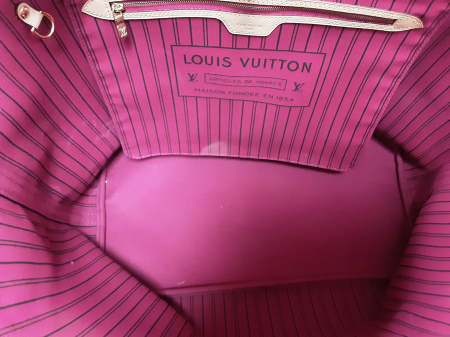 Louis Vuitton Neverfull Gm Brown Purse / Handbag