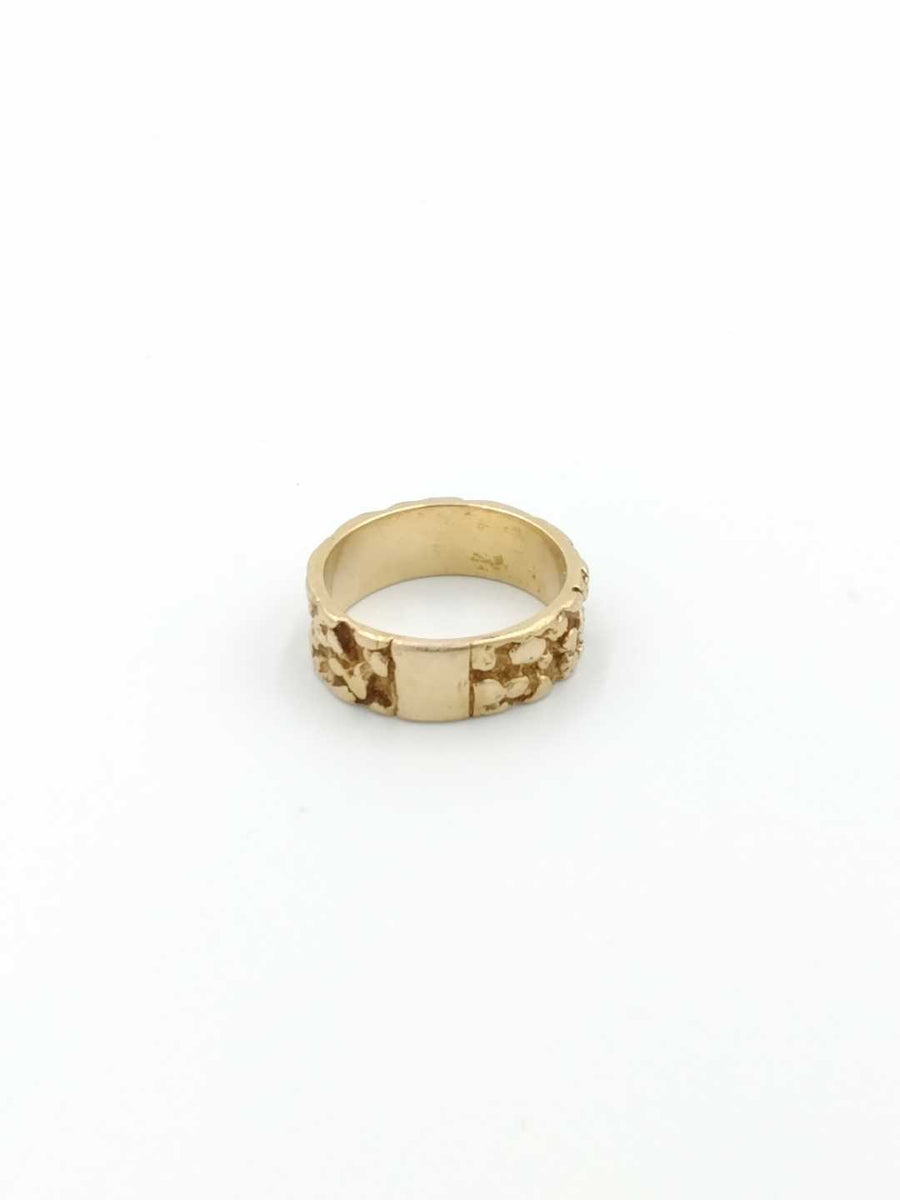 Men's Ring - Yellow Gold 14k (.585) 8.7 grams Size 10.5