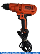 Black & Decker Dr260 Orange Corded Right-Angle Drill