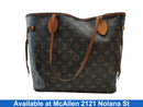 Louis Vuitton Monogram Mm Neverfull Brown Purse / Handbag