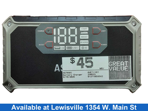 Astroai Ahet118gy Black Battery Charger