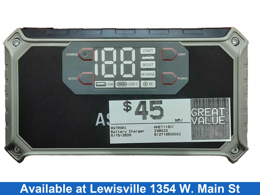 Astroai Ahet118gy Black Battery Charger