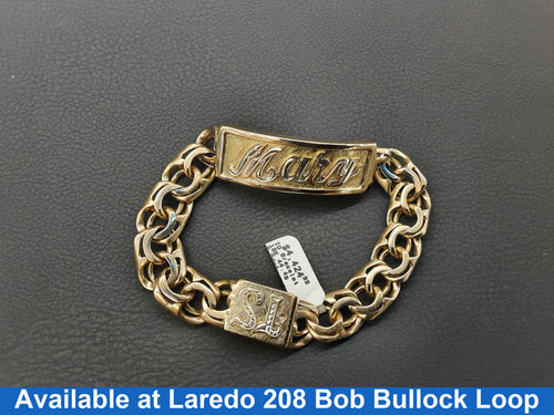 ID Bracelet - Yellow Gold 10k (.417) 44.4 grams 8 inch