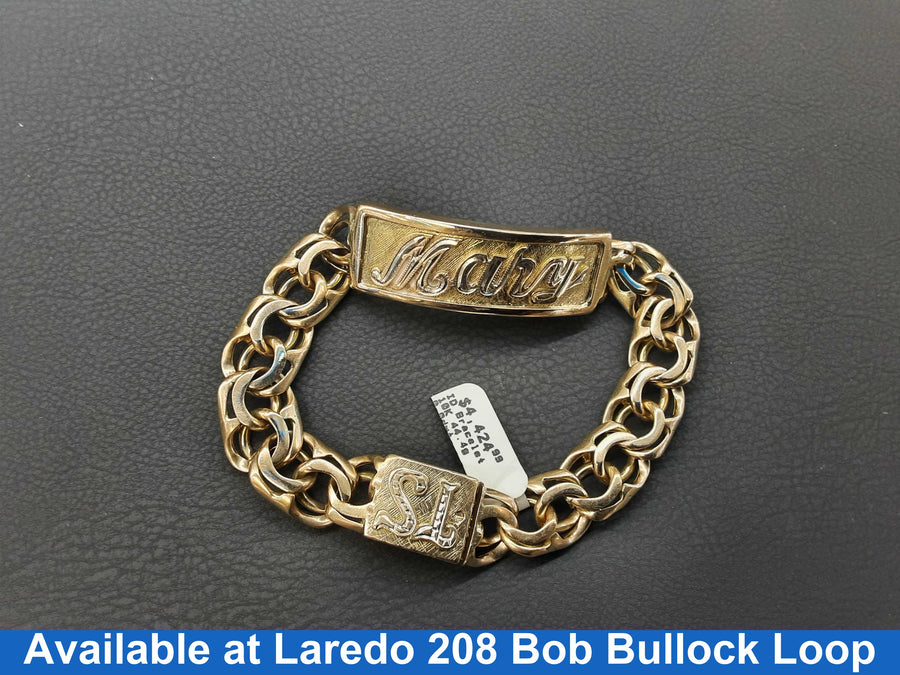 ID Bracelet - Yellow Gold 10k (.417) 44.4 grams 8 inch