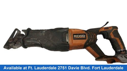 Ridgid R8641 Orange Cordless Reciprocating Saw