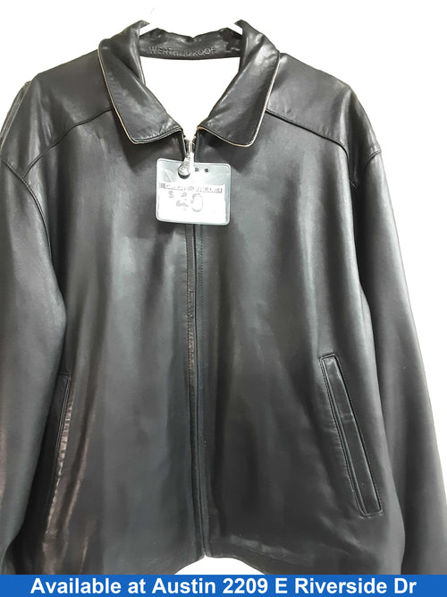 Waterpoof Leather Black