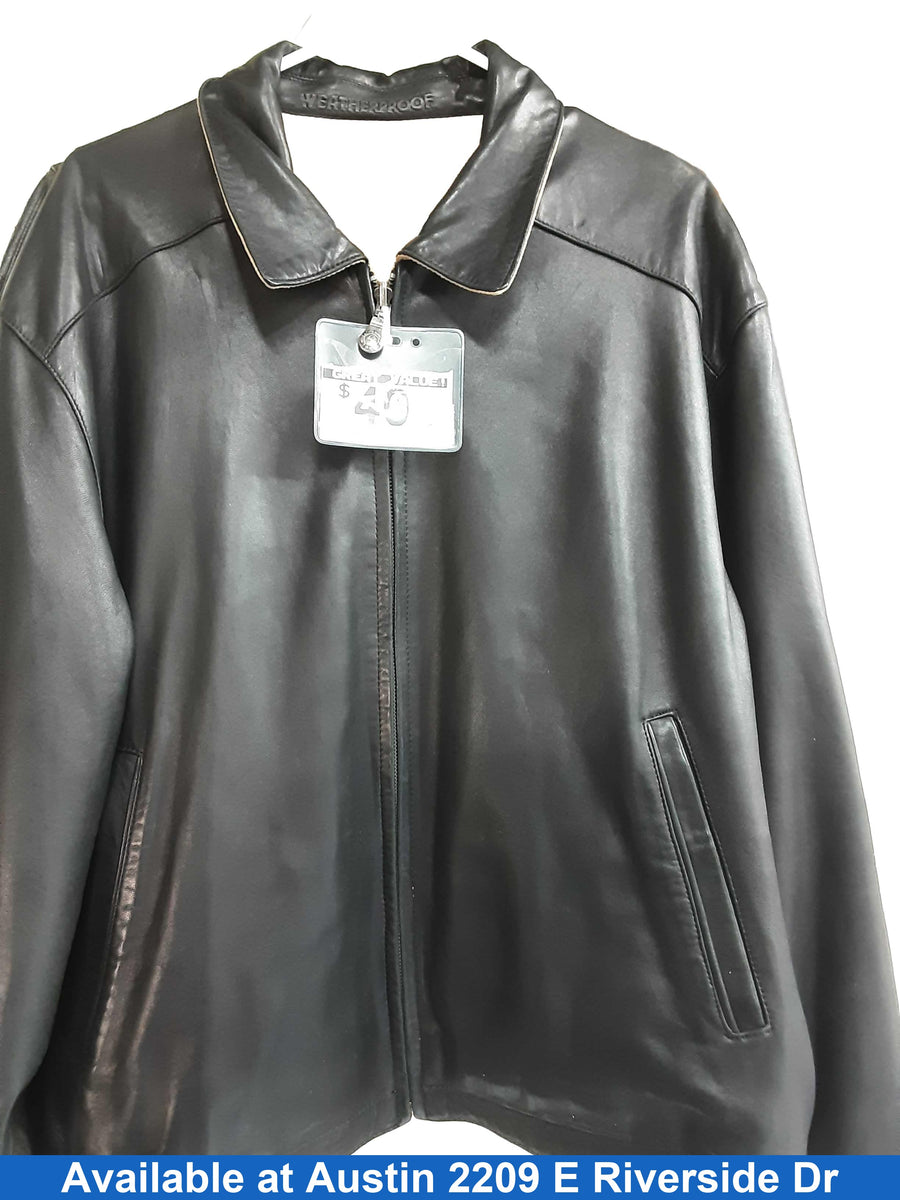 Waterpoof Leather Black