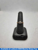 Ring - Engagement Set - Rose Gold 10k (.417) 2 grams Size 8