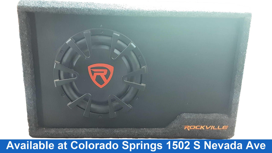 Rockville Rws Series Black Car Sub-Woofer