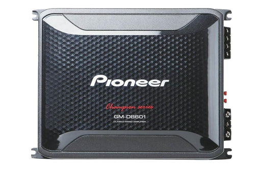 Pioneer 2 Channel Black Car Audio Amplifier