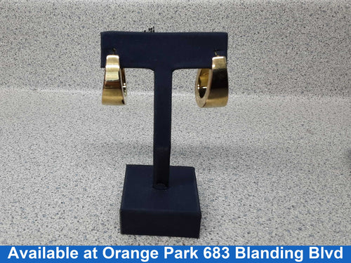 Bangle Earrings - Yellow Gold 10k (.417) 5.6 grams