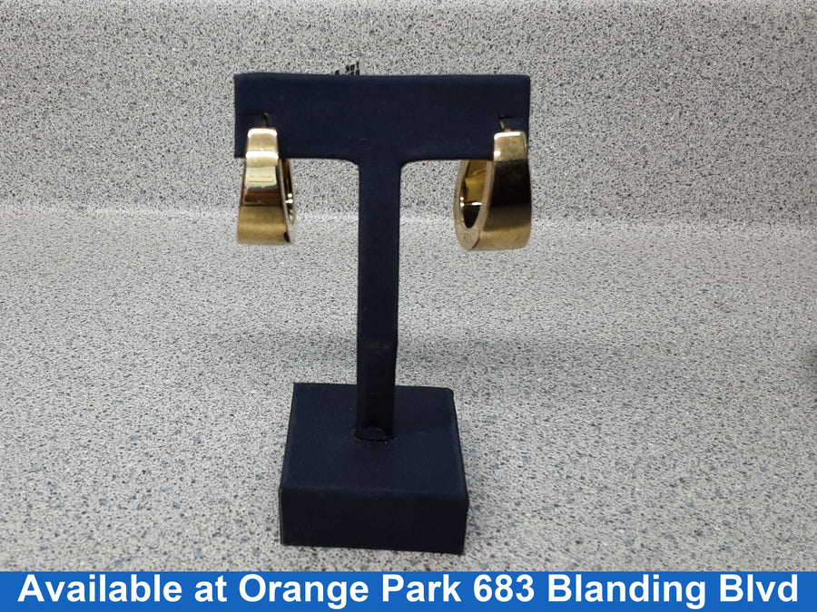 Bangle Earrings - Yellow Gold 10k (.417) 5.6 grams