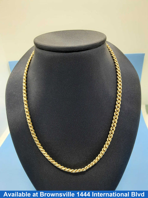 Cuban Link Chain - Yellow Gold 10k (.417) 19.5 grams 18 inch