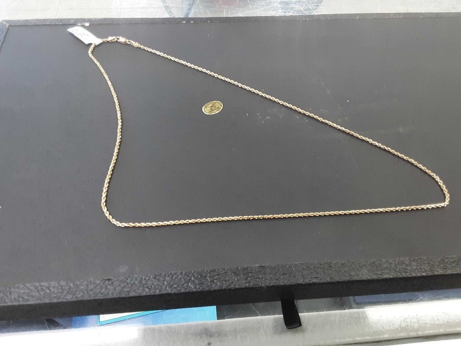 Rope Chain - Yellow Gold 14k (.585) 8.4 grams 22 inch