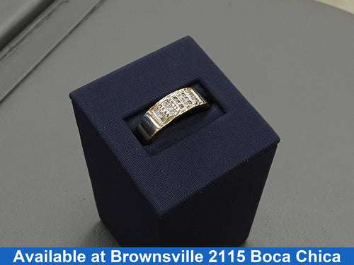 Ring - Wedding Band - Yellow Gold 10k (.417) 3.2 grams Size 10.5