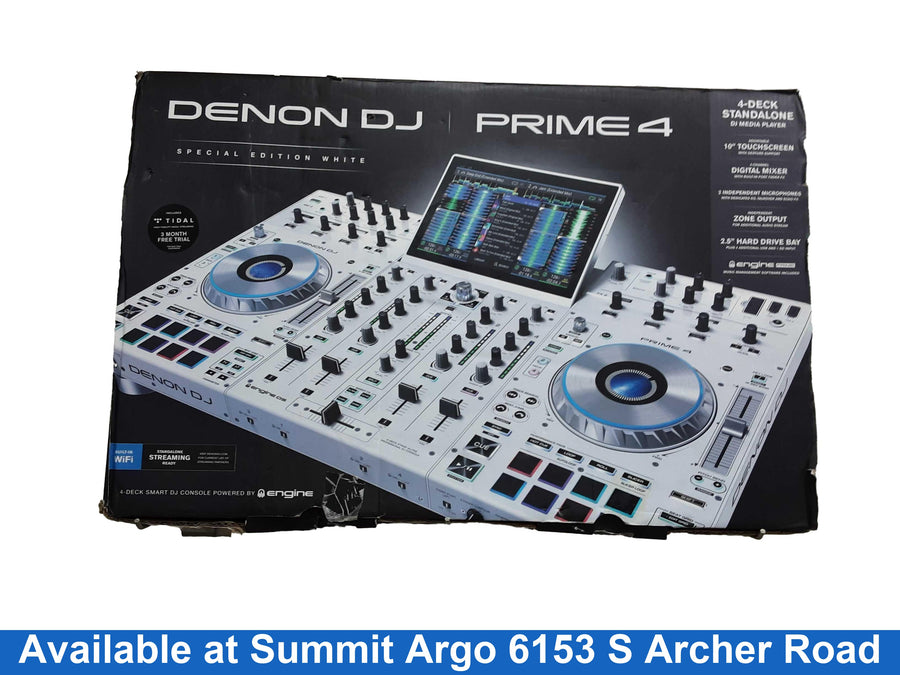 Denon Prime 4 White DJ Controller