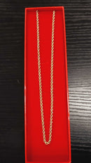Rope Chain - Yellow Gold 10k (.417) 3.2 grams 24 inch