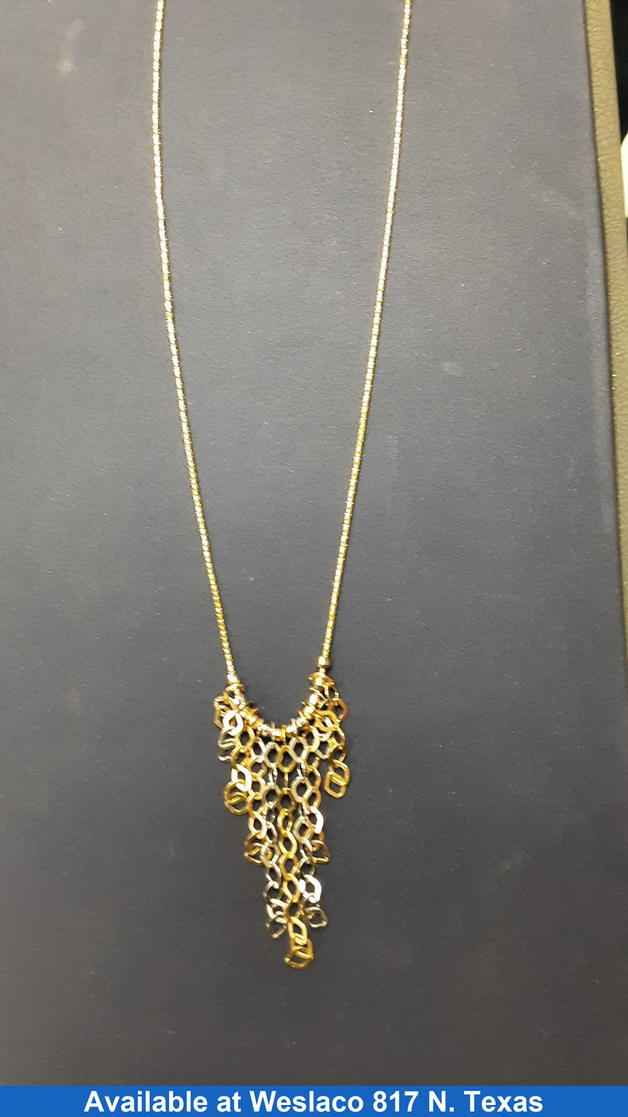 Chain - Tricolor Gold 10k (.417) 5.1 grams 16 inch