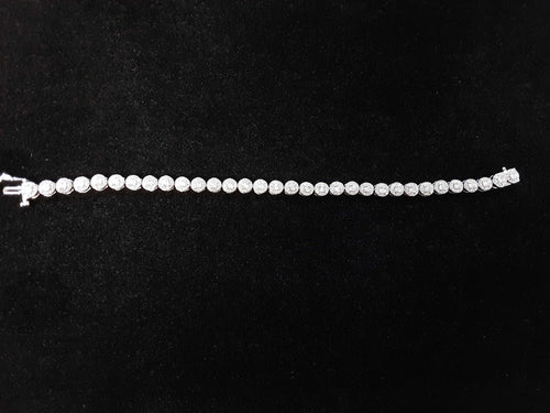 Tennis Bracelet - White Gold 14k (.585) 11 grams 10 inch