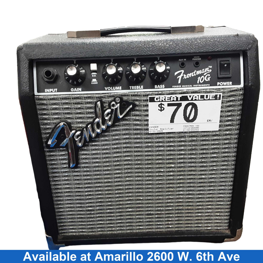 Fender Frontman 10g Black Guitar Amplifier