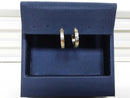 Hoop Earrings - Tricolor Gold 14k (.585) 1.6 grams