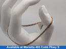 Figaro Bracelet - Yellow Gold 10k (.417) 1.2 grams 7 inch