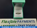 Ring - Wedding Band - White Gold 10k (.417) 2.4 grams Size 8.5