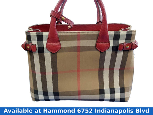 Burberry Bmppam1301 Red Purse / Handbag