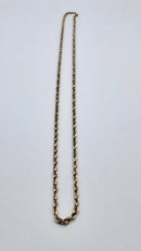Rope Chain - Yellow Gold 14k (.585) 19 grams 18 inch