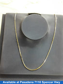 Box Chain - Yellow Gold 10k (.417) 6.8 grams 19 inch