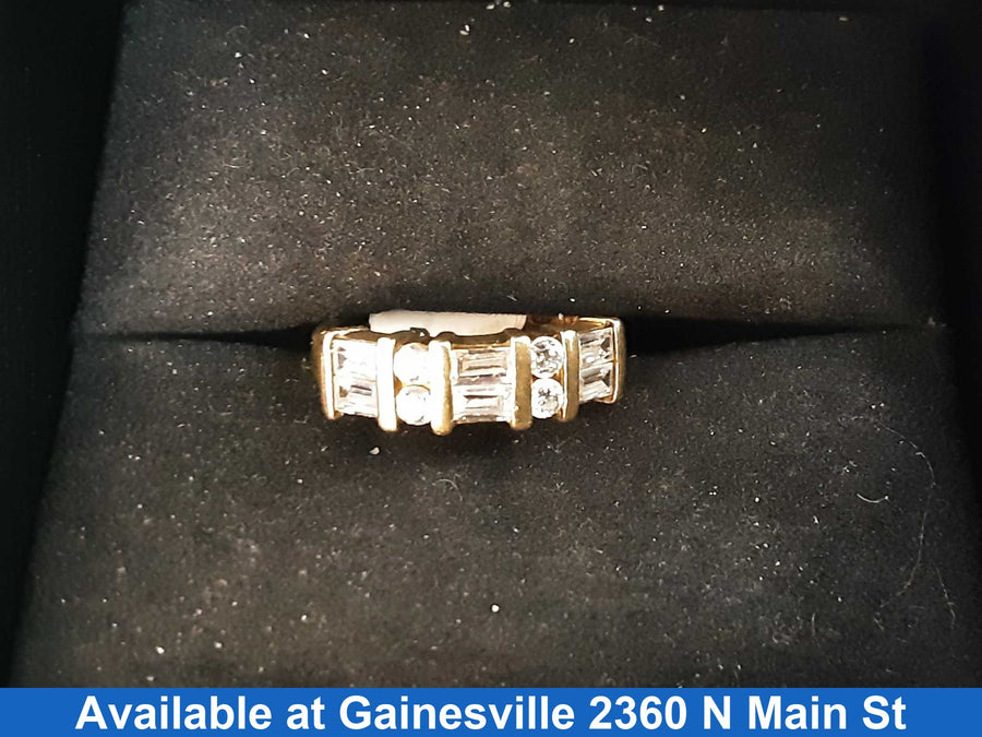 Women's Ring - Anniversary - Yellow Gold 10k (.417) 2.2 grams Size 5