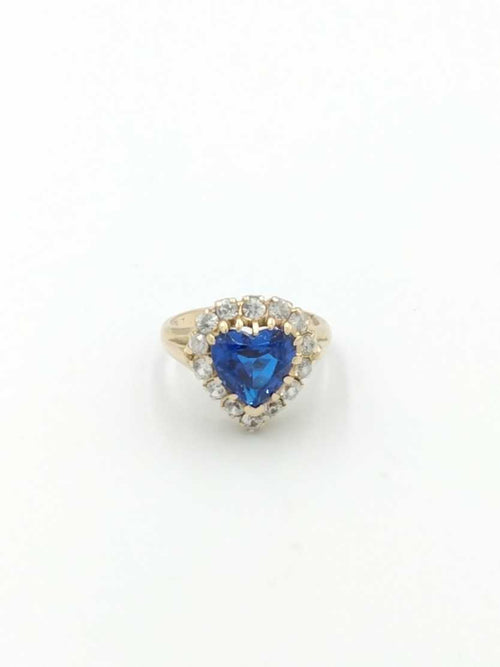 Women's Ring - Yellow Gold 10k (.417) 3.8 grams Size 5.5